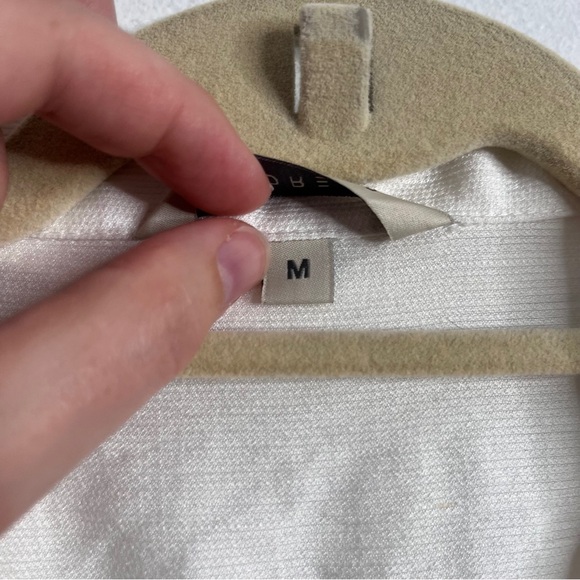 HeyDress White Button Front Retro Inspired Short Sleeve White Dress Size Medium - Picture 9 of 9